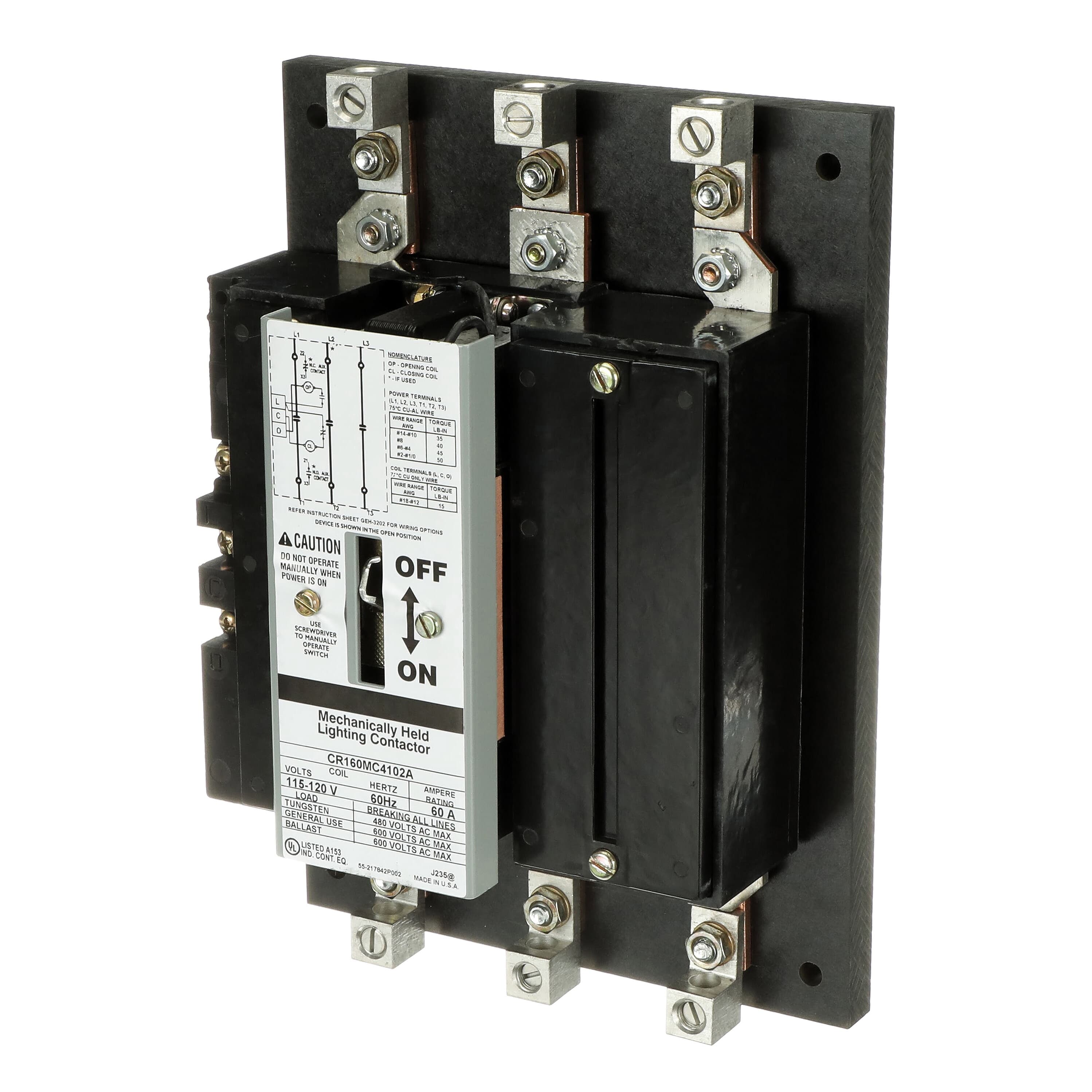 160MC4102A 160M Lighting Contactor — photo 2 of 4 160MC4102A 160M Lighting Contactor — photo 2 of 4