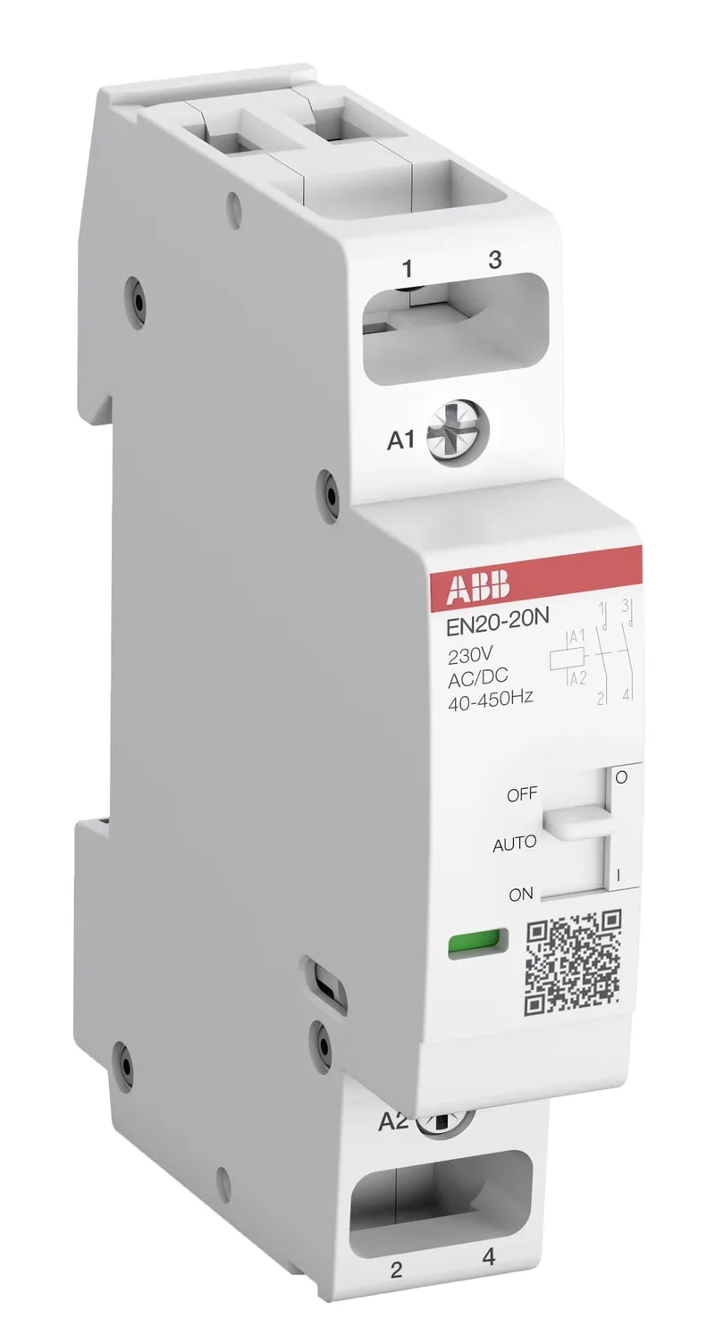 EN20-20N-06 Installation Contactor (NO) 20 A - 2 NO - 0 NC - 230 V - Control Circuit 400 Hz — photo 1 of 2