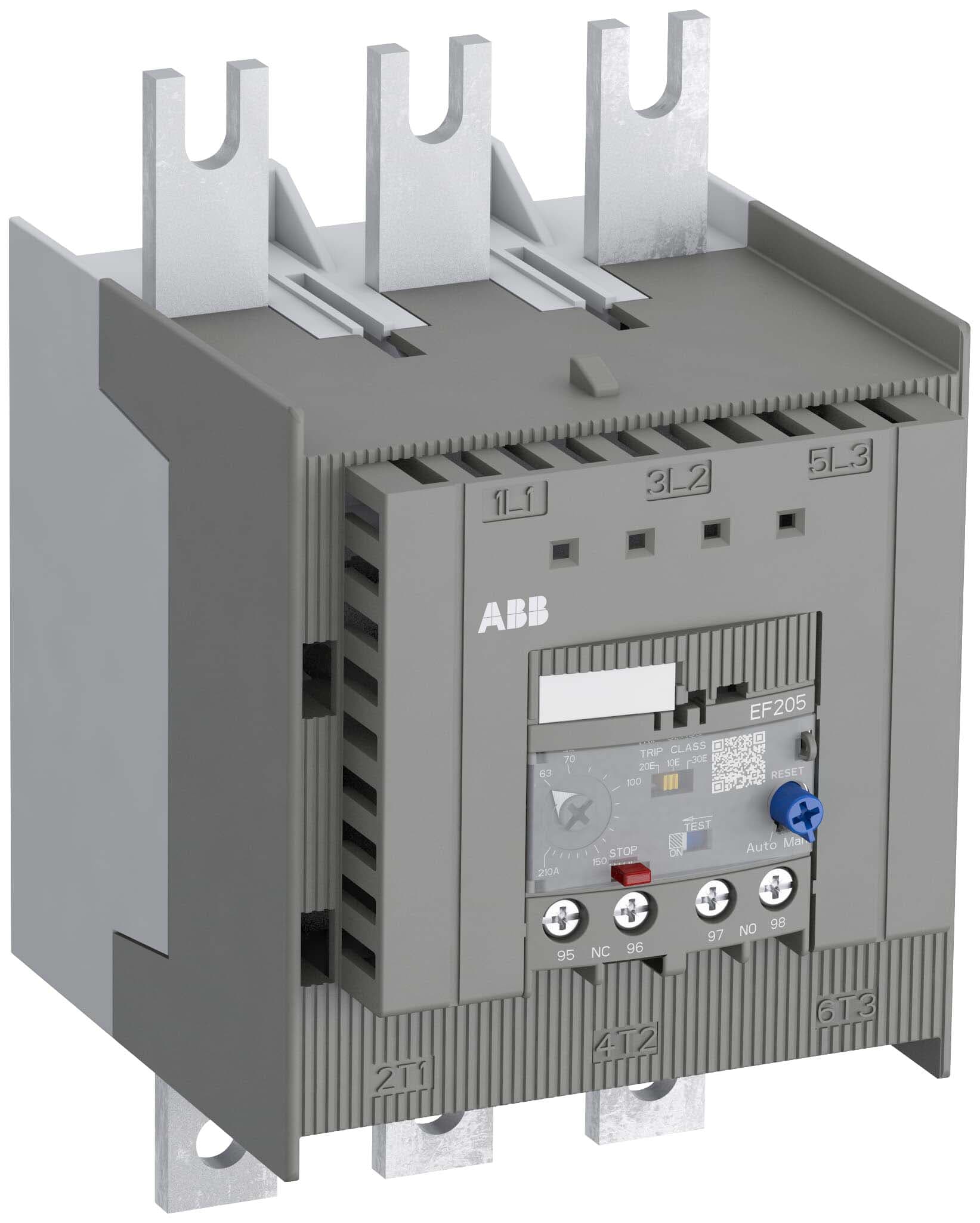 EF205-210 Electronic Overload Relay 63 ... 210 A