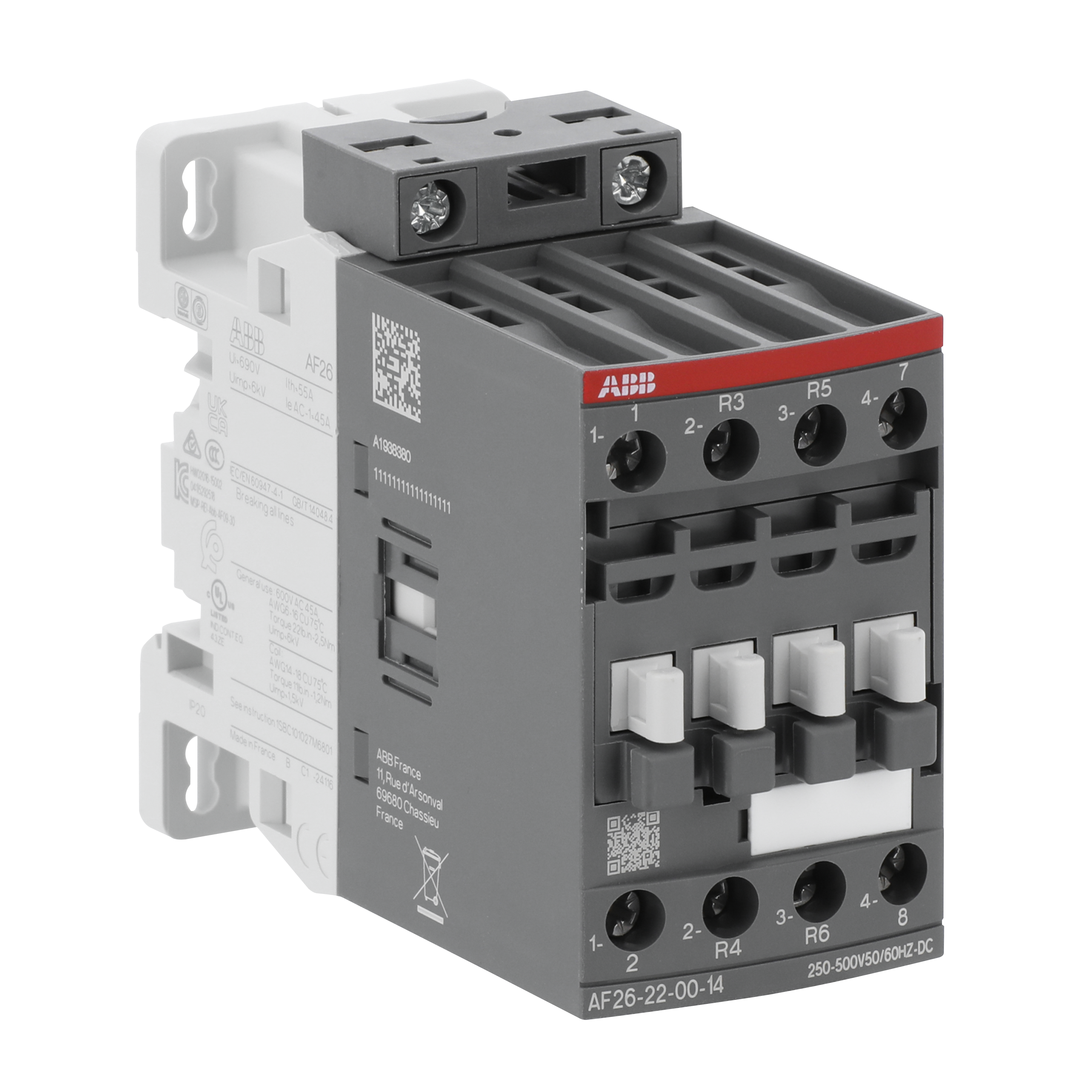 AF26-22-00-14 250-500V50/60HZ-DC Contactor — photo 4 of 4