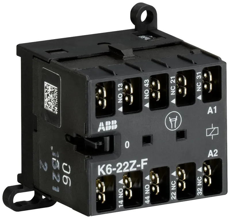 K6-22Z-F-01Mini Contactor Relay24 V AC2NO2NCFlat-Pin Connections — photo 1 of 2