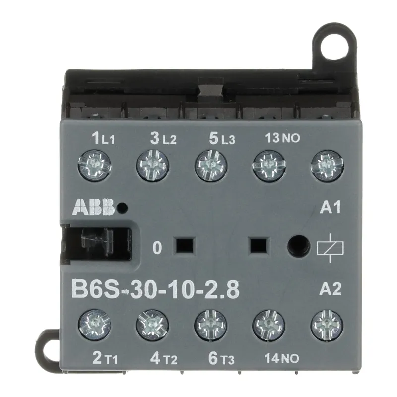 Mini Contactor B6S 17 ... 32 V DC - 3 NO - 0 NC - Screw Terminals — photo 2 of 4