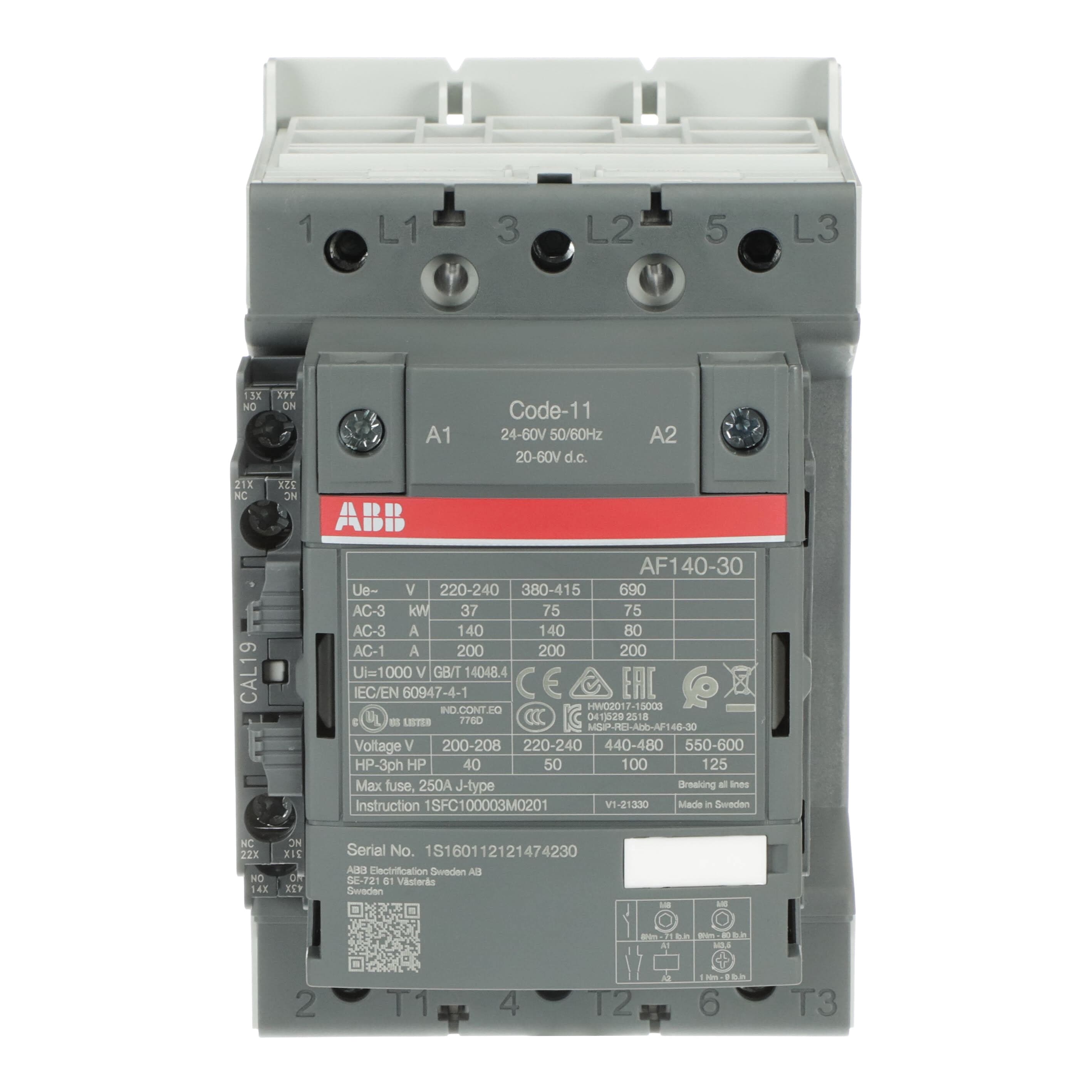 AF140-30-11-11 Contactor — photo 2 of 4