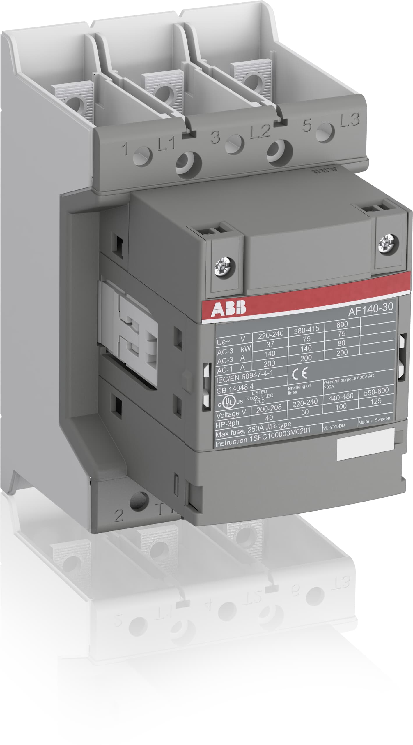 AF140-30-00B-11 Contactor — photo 1 of 2 AF140-30-00B-11 Contactor — photo 1 of 2