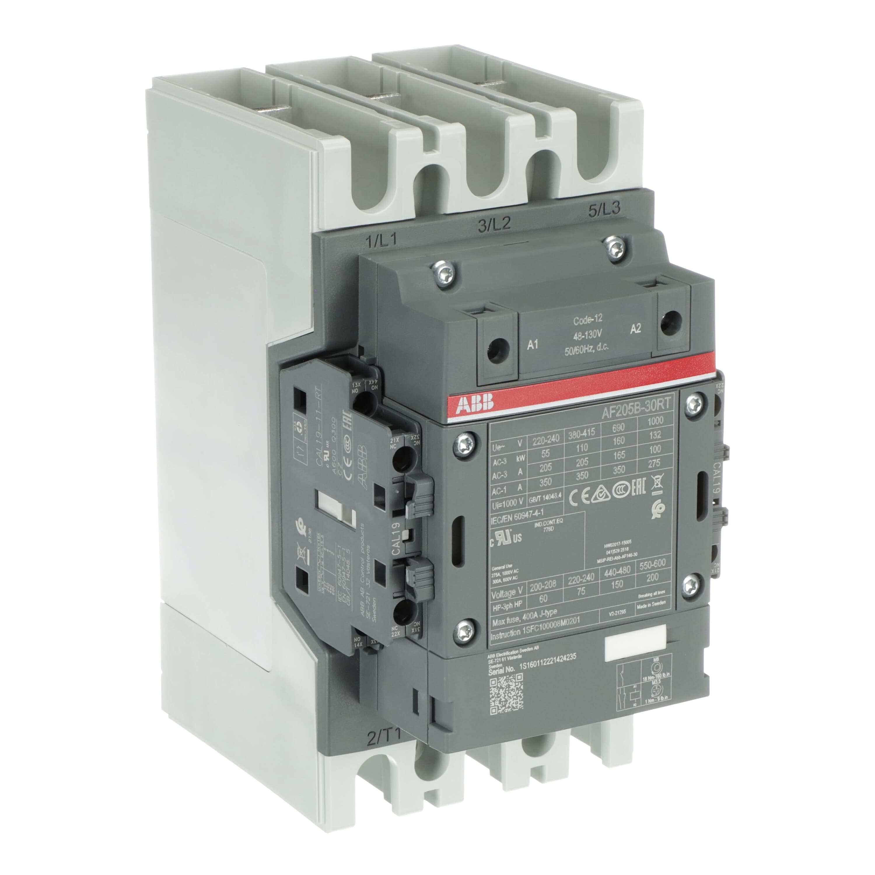 AF205B-30-22RT-12 Contactor — photo 4 of 4