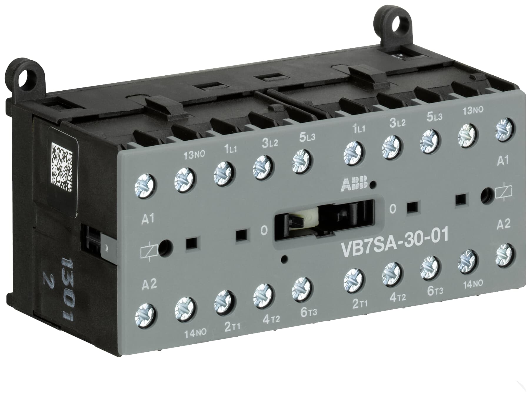 Mini Reversing Contactor VB7SA 17 ... 32 V DC - 3 NO - 0 NC - Screw Terminals — photo 1 of 2
