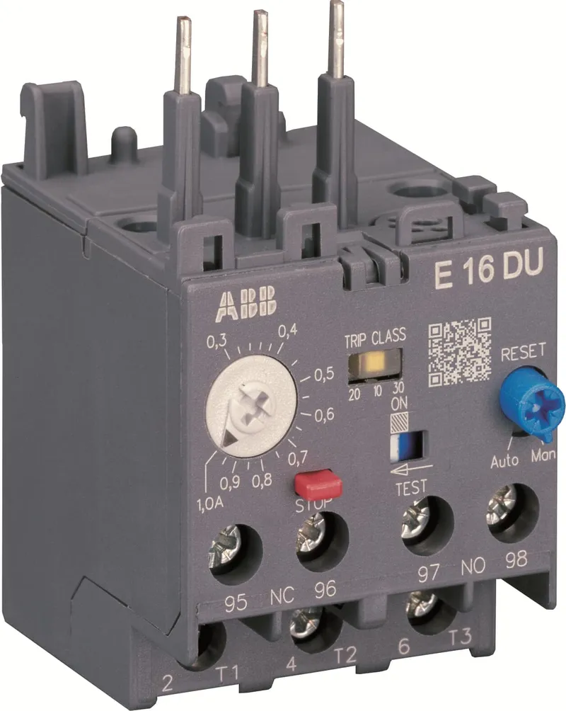 E16DU-1.0 Electronic Overload Relay 0.30 ... 1.0 A