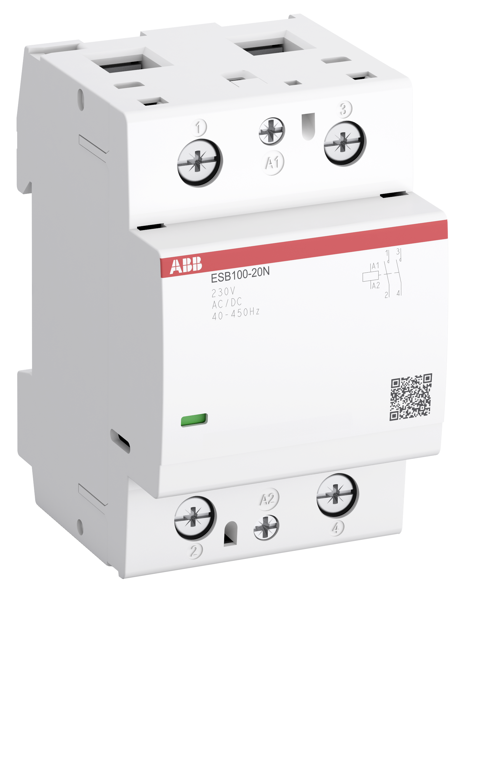 ESB100-20N-01 Installation Contactors (NO) 100 A - 2 NO - 0 NC - 24 V - Control Circuit 400 Hz — photo 1 of 2 ESB100-20N-01 Installation Contactors (NO) 100 A - 2 NO - 0 NC - 24 V - Control Circuit 400 Hz — photo 1 of 2