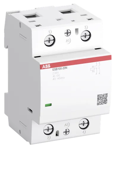 ESB100-20N-01 Installation Contactors (NO) 100 A - 2 NO - 0 NC - 24 V - Control Circuit 400 Hz