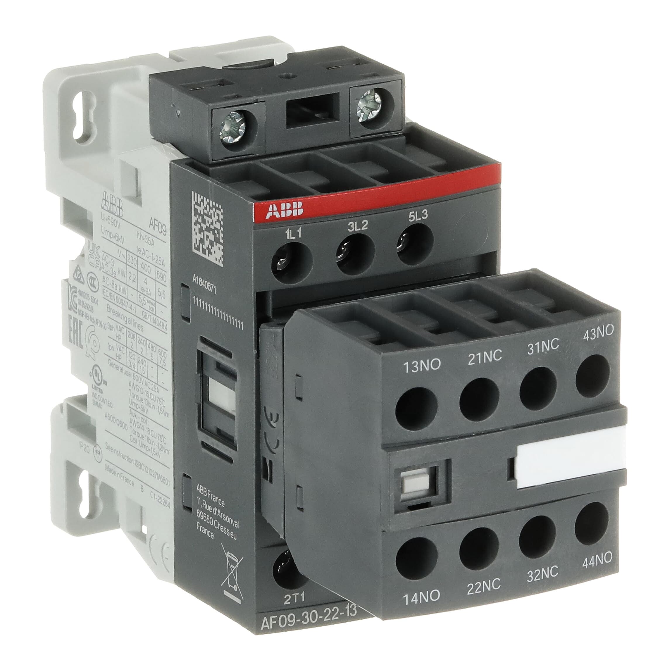 AF09-30-22-13 100-250V50/60HZ-DC Contactor — photo 1 of 4