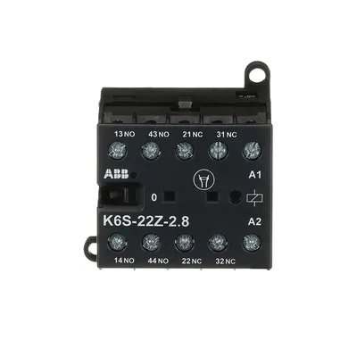 K6S-22Z-2.8-72Mini Contactor Relay17 ... 32 V DC2NO2NCScrew Terminals