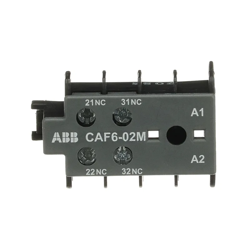 CAF6-02M Auxiliary Contact 0NO/2NC screw terminal, front mounted — photo 1 of 4