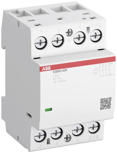 ESB40-30N-01 Installation Contactor (NO) 40 A - 3 NO - 0 NC - 24 V - Control Circuit 400 Hz