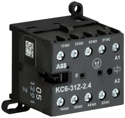 KC6-31Z-1.4-81Mini Contactor Relay24 V DC3NO1NCScrew Terminals