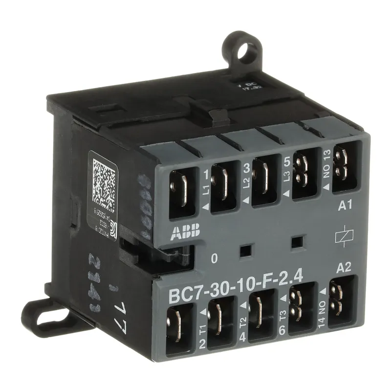 Mini Contactor BC7 17 ... 32 V DC - 3 NO - 0 NC - Flat-Pin Connections — photo 4 of 4