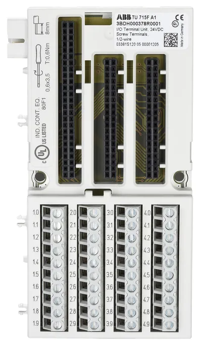 TU 715F I/O Terminal Unit, 24 VDC
