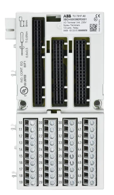 TU 731F I/O Terminal Unit, 230 VAC