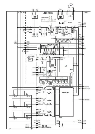 UNS 2861C-P,V1: GATE CTRL 400 Hz (CON-2)