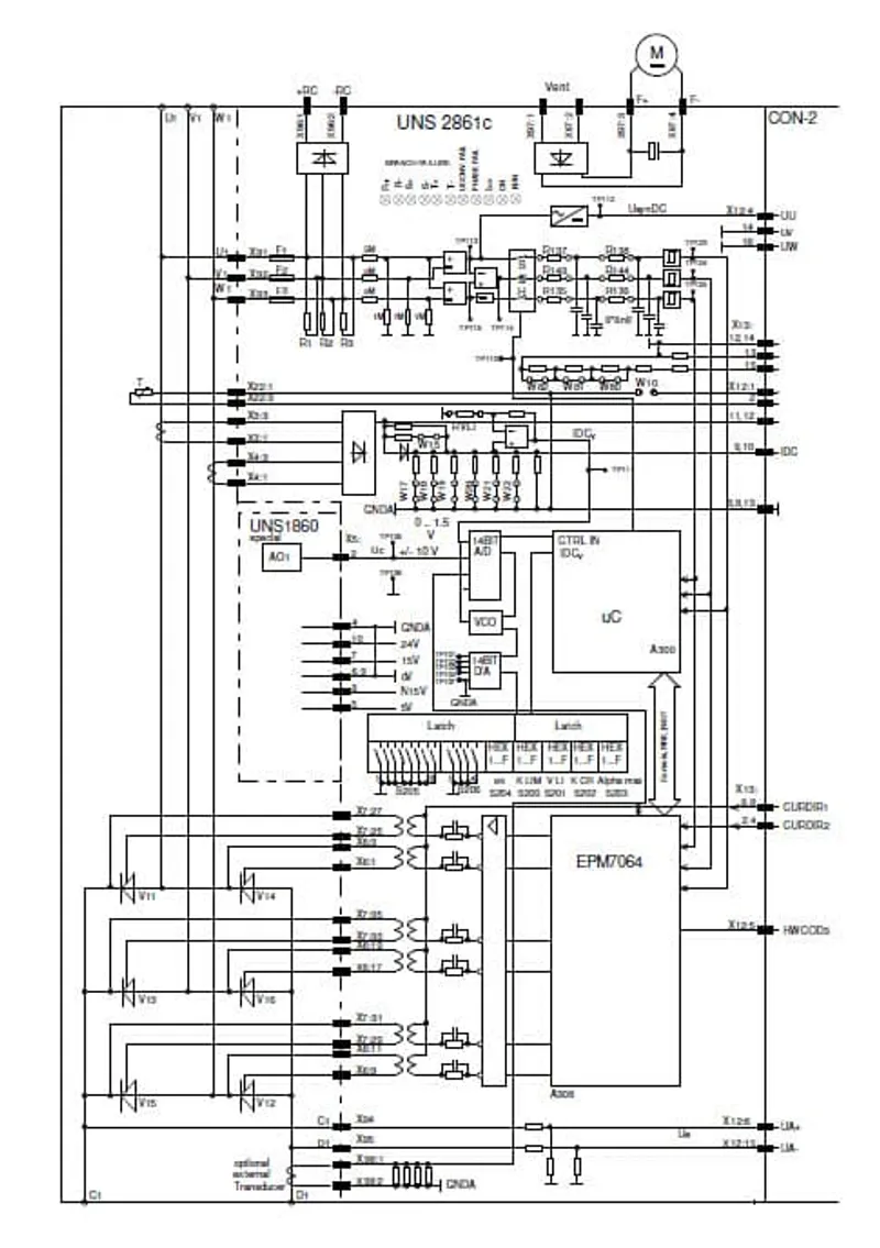 UNS 2861C-P,V1: GATE CTRL 400 Hz (CON-2)