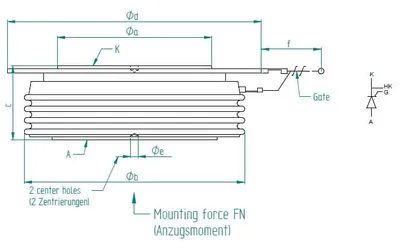 3BHS126939 Thyristor 3" Specification