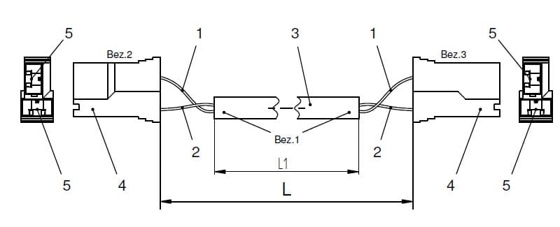 Cable for current transformer 130cm