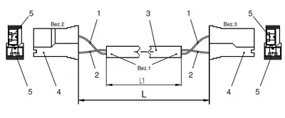 M01: UN6M UNL133 Cable for CT 154cm