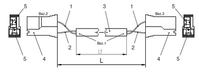 M01: UN6M UNL133 Cable for CT 202cm