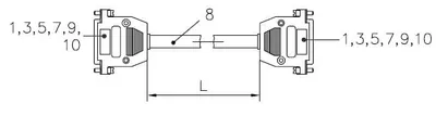 UN6: System cable: Analog out CCM L1.8M