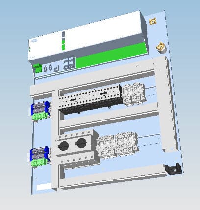 M01: UN6 Motor Prot. ASM Door red.