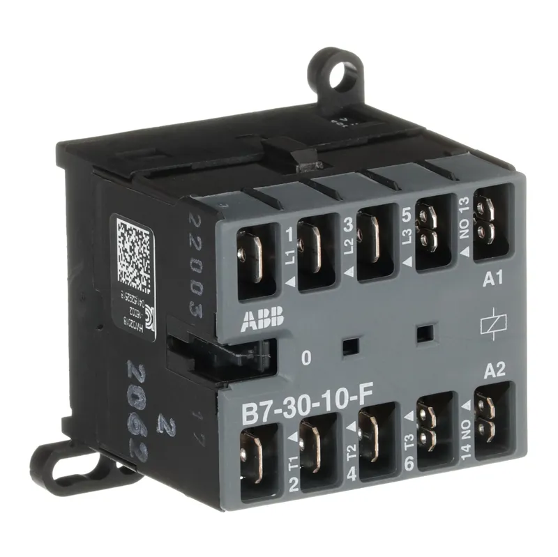 Mini Contactor B7 24 V AC - 3 NO - 0 NC - Flat-Pin Connections — photo 4 of 4