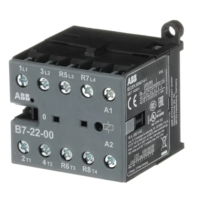 Mini Contactor B7 220 ... 240 V AC - 2 NO - 2 NC - Screw Terminals — photo 3 of 4