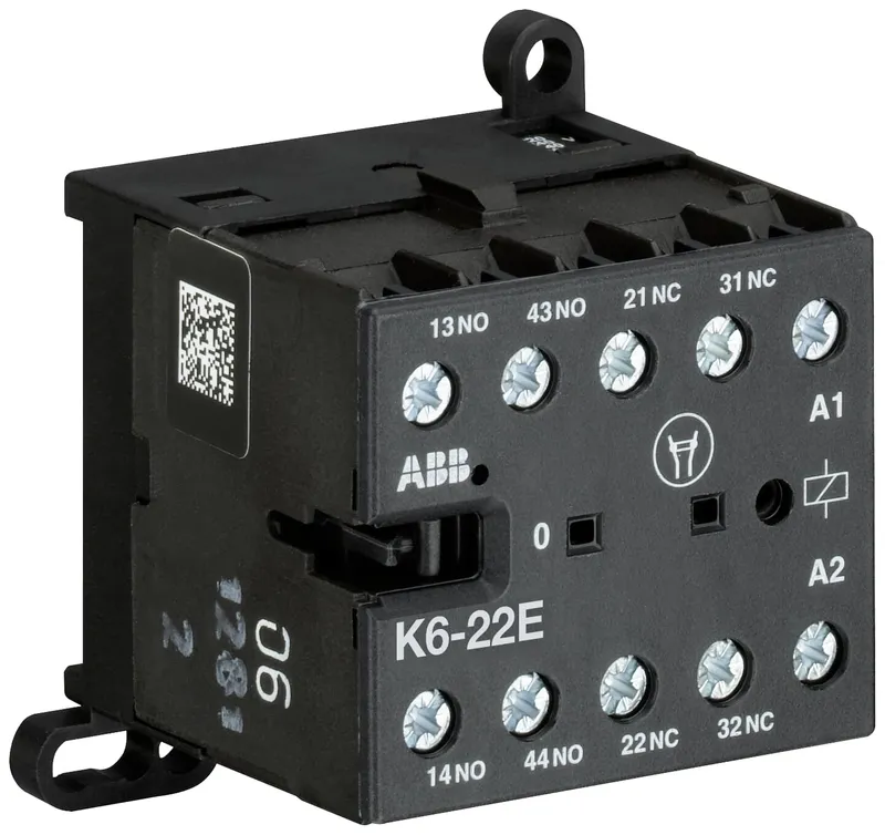 K6-22E-80Mini Contactor Relay220 ... 240 V AC2NO2NCScrew Terminals — photo 1 of 2