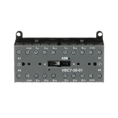 Mini Reversing Contactor VBC7 24 V DC - 3 NO - 0 NC - Screw Terminals