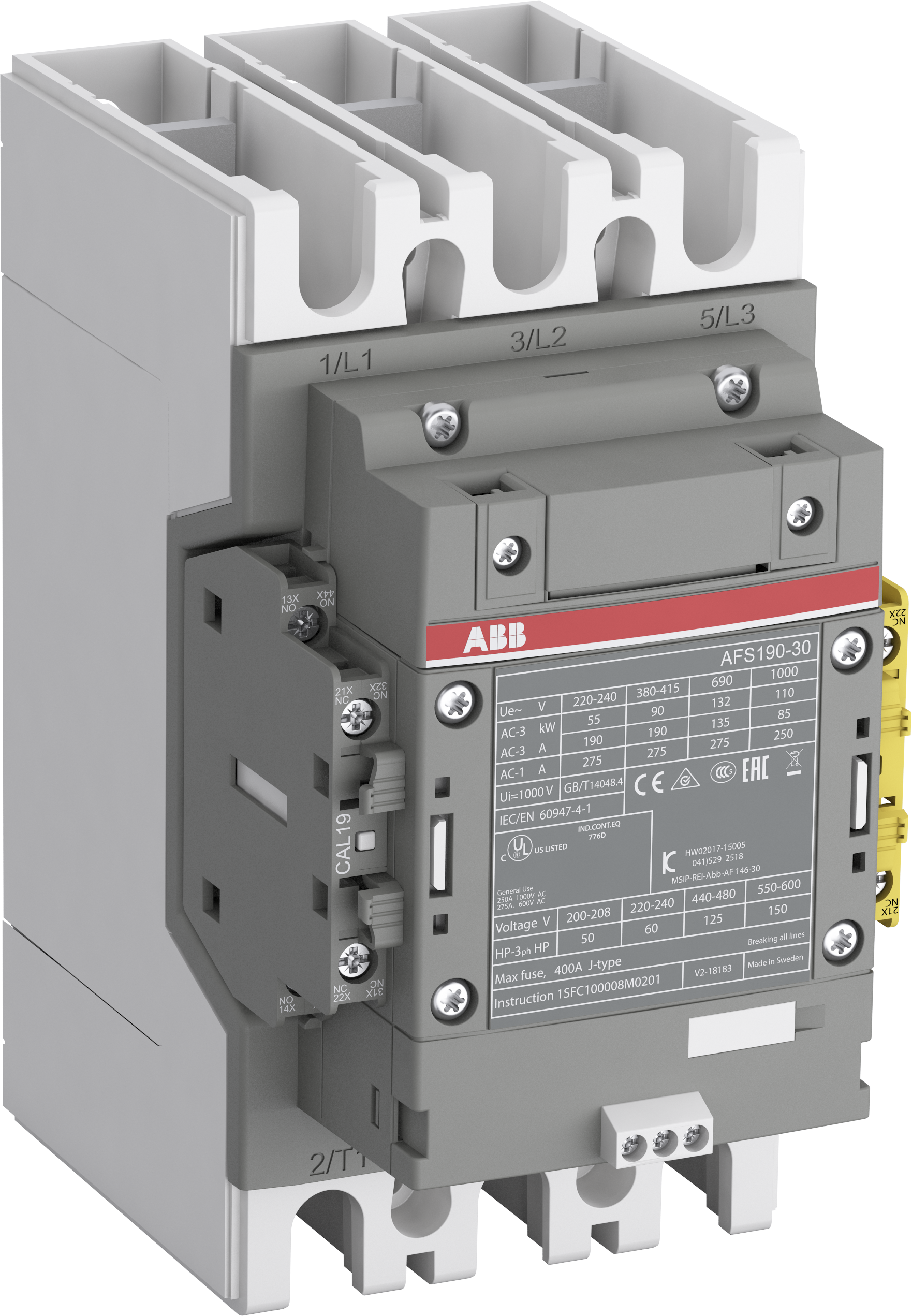AFS190-30-12-33 Block Contactor — photo 1 of 2