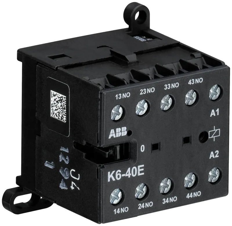 K6-40E-84Mini Contactor Relay110 ... 127 V AC4NO0NCScrew Terminals — photo 1 of 2