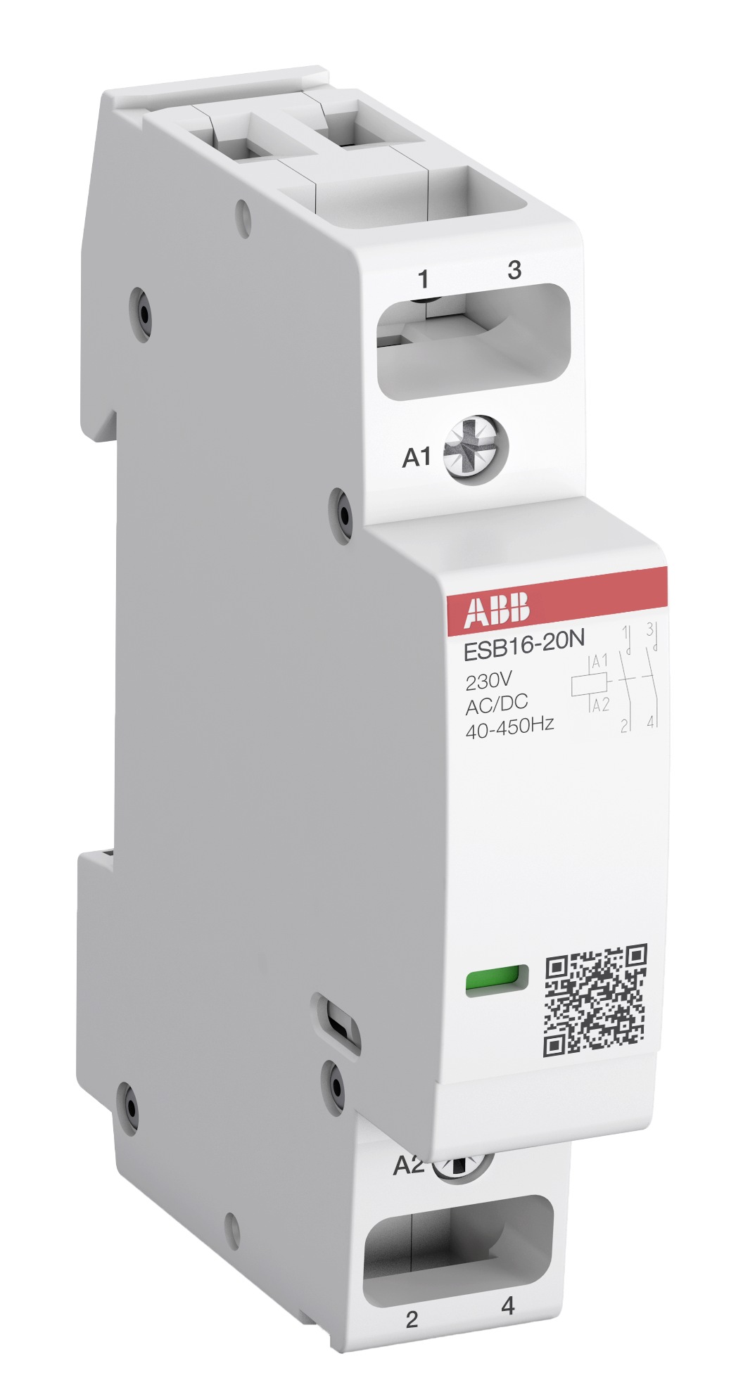 ESB16-02N-01 Installation Contactor (NC) 16 A - 0 NO - 2 NC - 24 V - Control Circuit DC