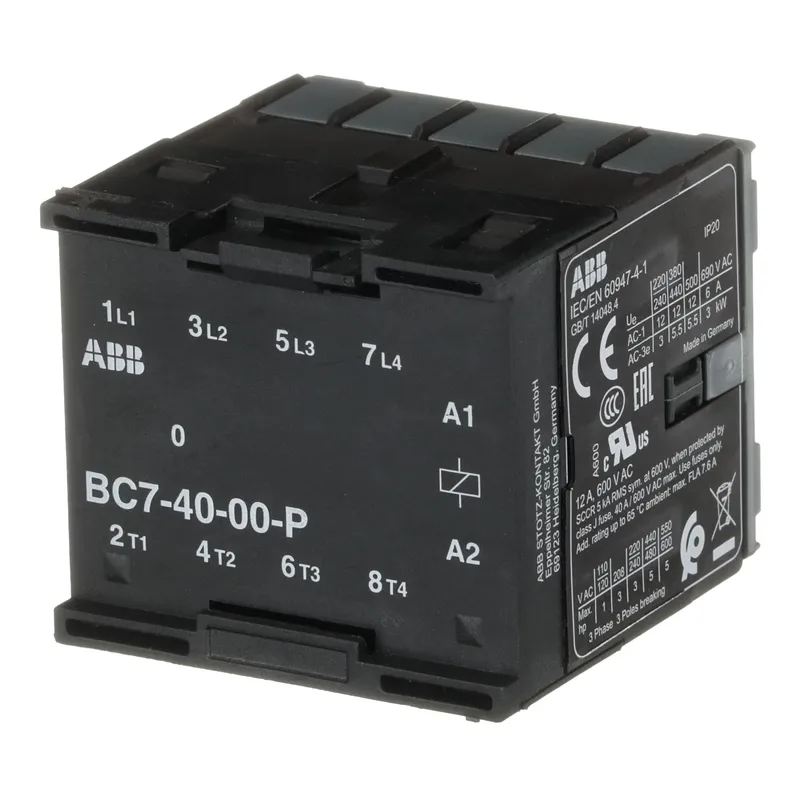 Mini Contactor BC7 24 V DC - 4 NO - 0 NC - Soldering Pins — photo 3 of 4