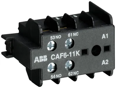 CAF6-11K Auxiliary Contact 1NO/1NC screw terminal, front mounted
