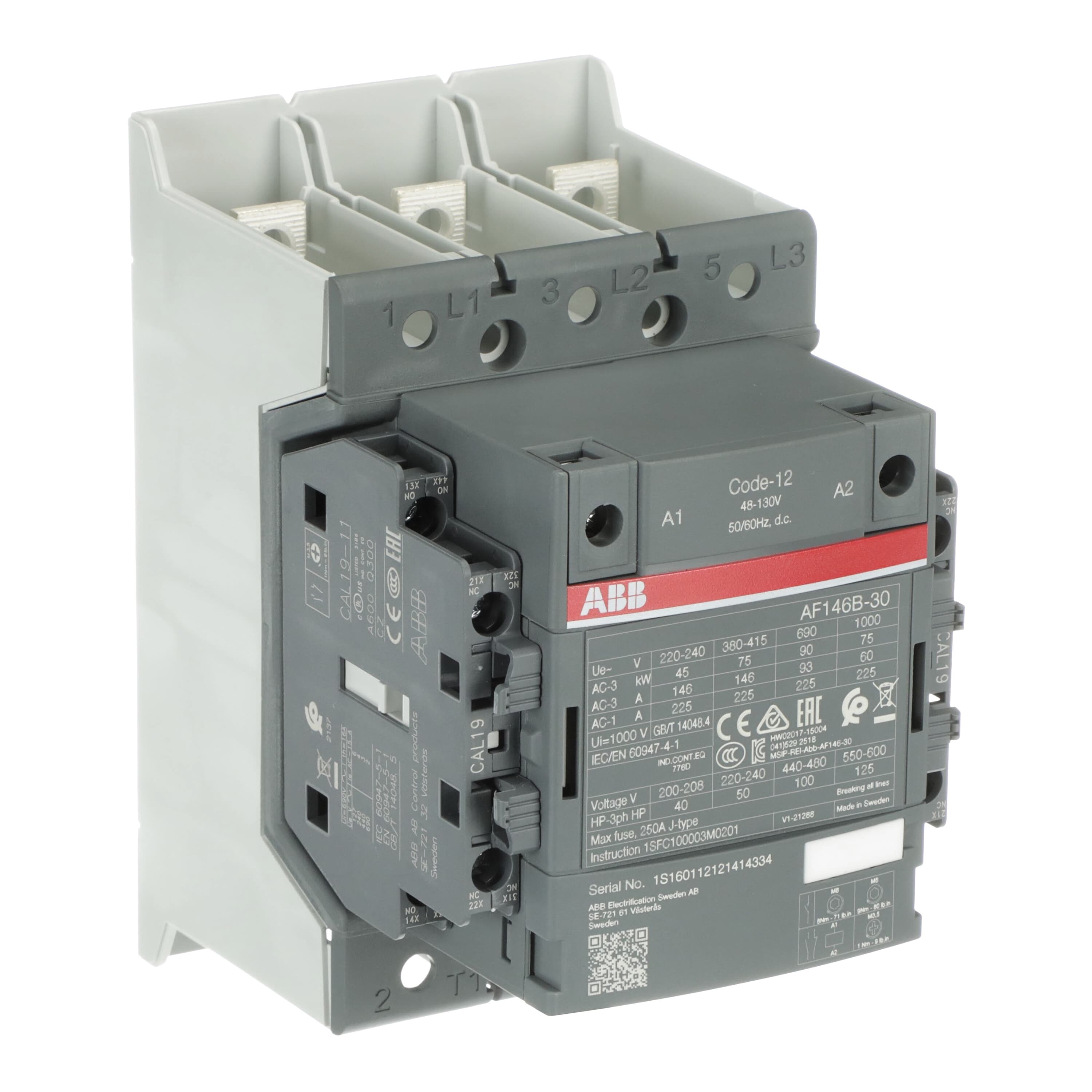AF146B-30-22-12 Contactor — photo 4 of 4