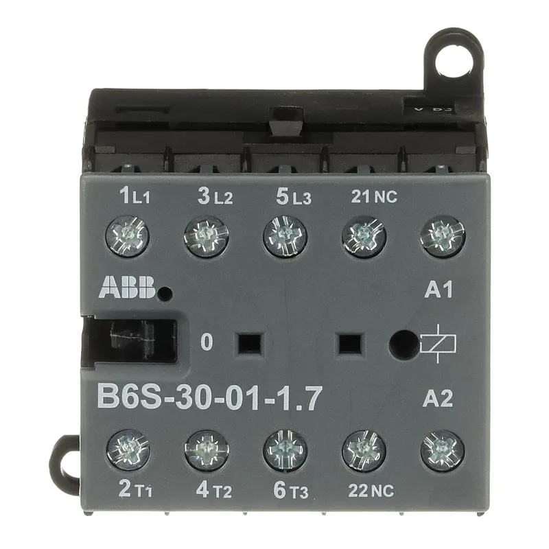 Mini Contactor B6S 24 V DC - 3 NO - 0 NC - Screw Terminals — photo 2 of 4