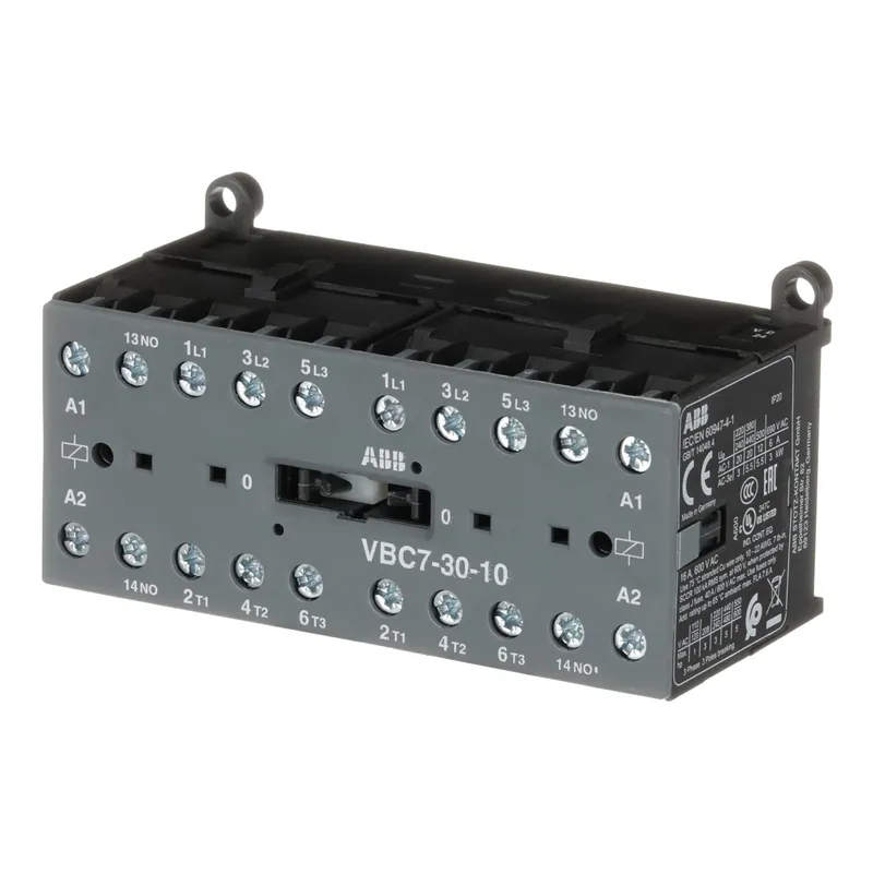 Mini Reversing Contactor VBC7 24 V DC - 3 NO - 0 NC - Screw Terminals — photo 3 of 4