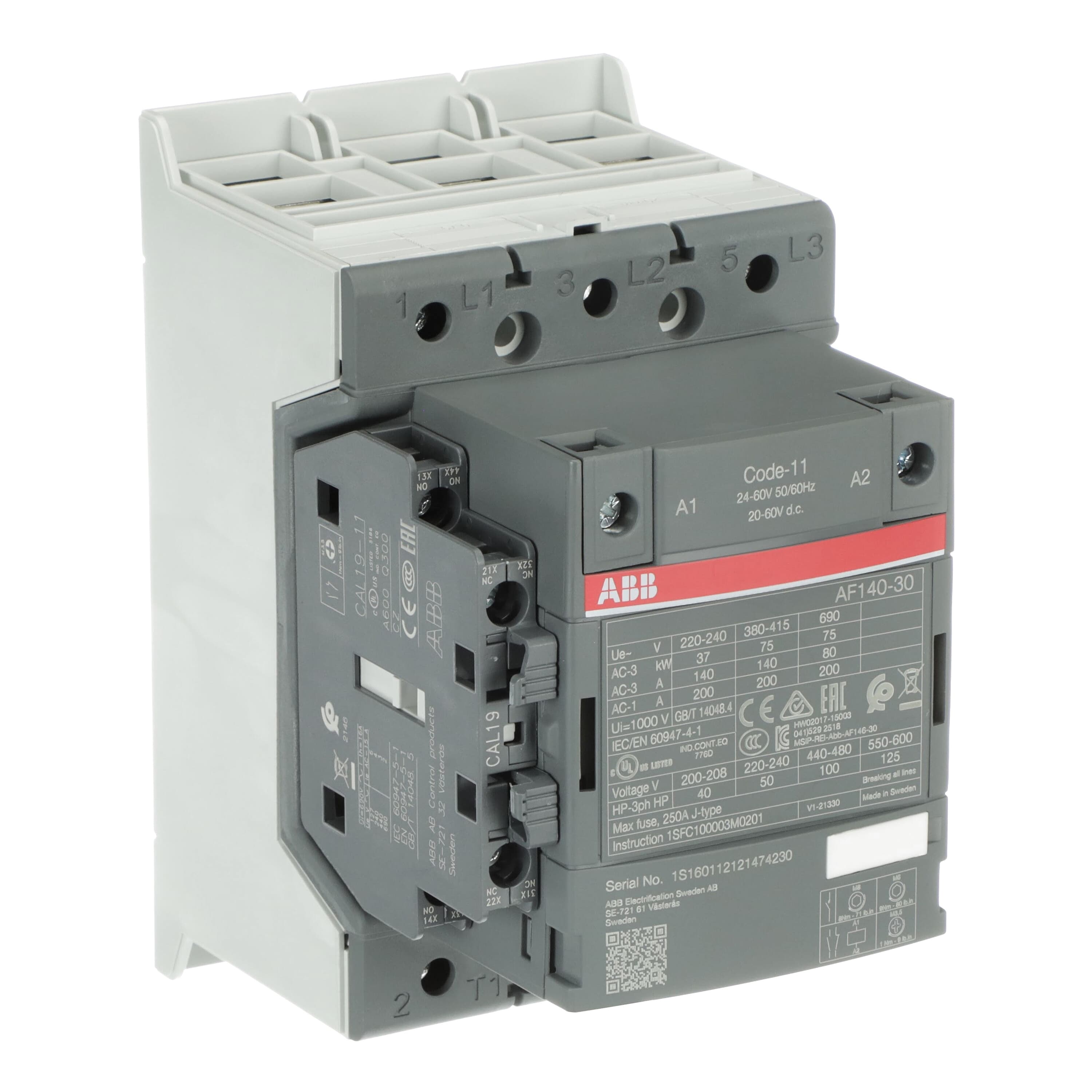 AF140-30-11-11 Contactor — photo 4 of 4