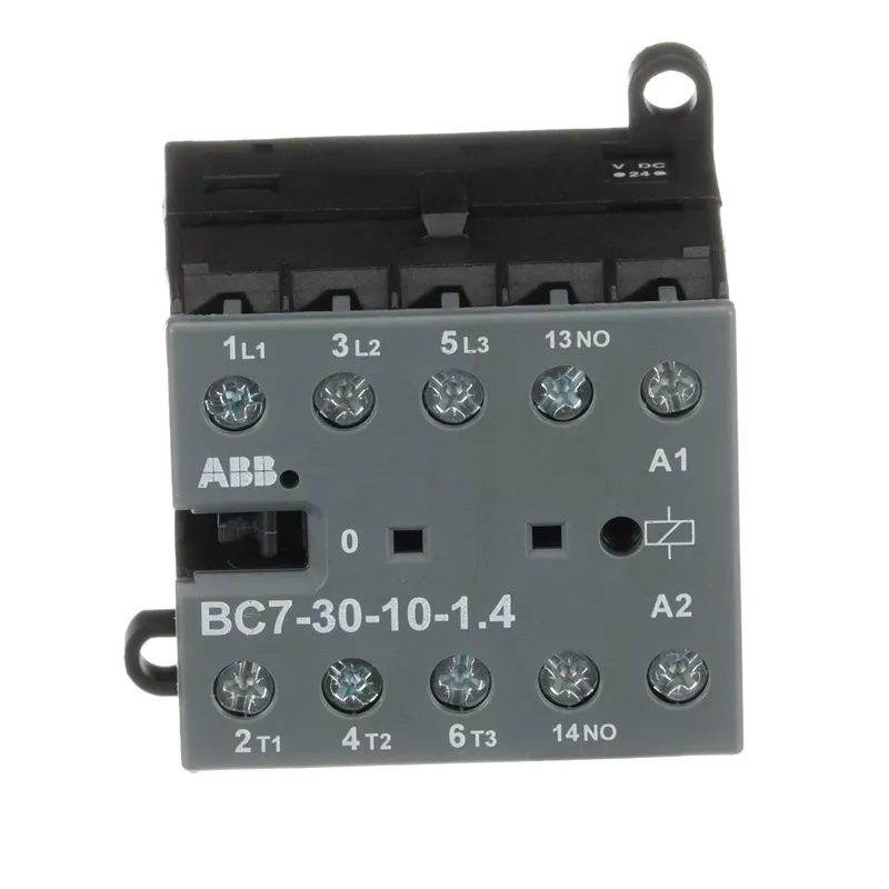Mini Contactor BC7 24 V DC - 3 NO - 0 NC - Screw Terminals — photo 2 of 4