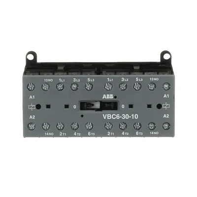 Mini Reversing Contactor VBC6 24 V DC - 3 NO - 0 NC - Screw Terminals
