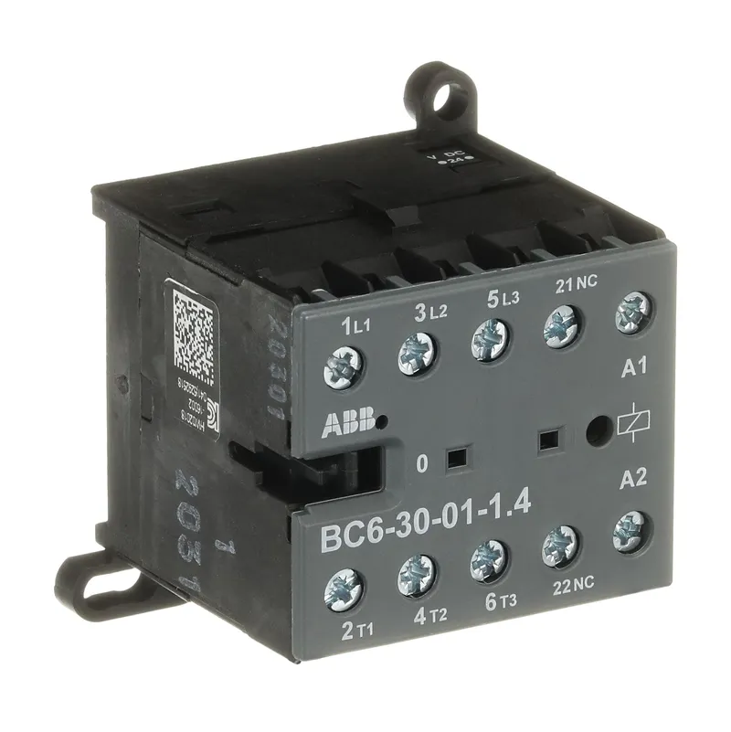 Mini Contactor BC6 24 V DC - 3 NO - 0 NC - Screw Terminals — photo 4 of 4