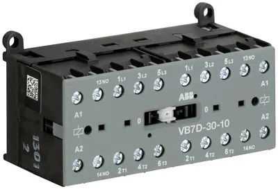 Mini Contactor VB7D 24 V DC - 3 NO - 0 NC - Screw Terminals