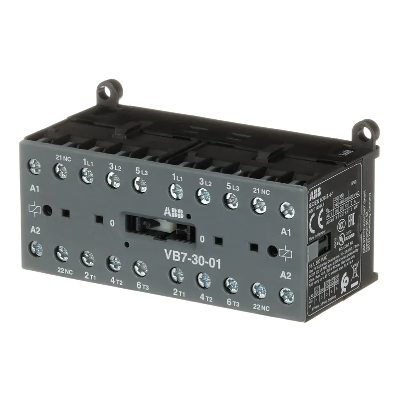 Mini Reversing Contactor VB7 220 ... 240 V AC - 3 NO - 0 NC - Screw Terminals — photo 3 of 4