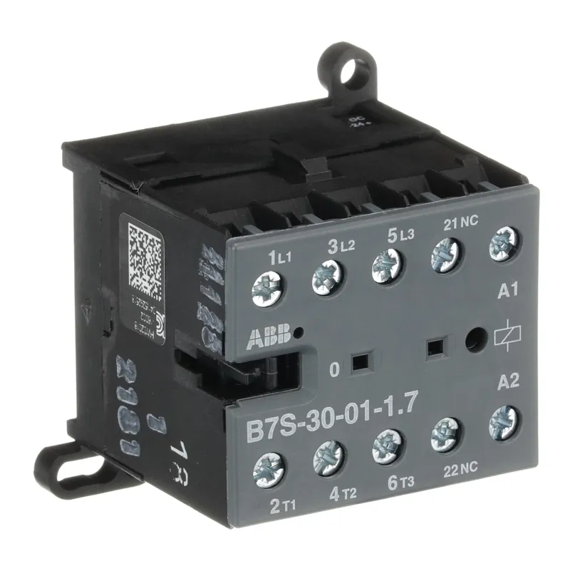 Mini Contactor B7S 24 V DC - 3 NO - 0 NC - Screw Terminals — photo 4 of 4