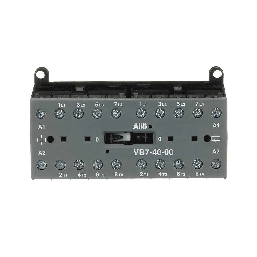 Mini Reversing Contactor VB7 110 ... 127 V AC - 4 NO - 0 NC - Screw Terminals — photo 1 of 4
