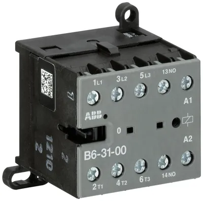Mini Contactor B6 220 ... 240 V AC - 3 NO - 1 NC - Screw Terminals